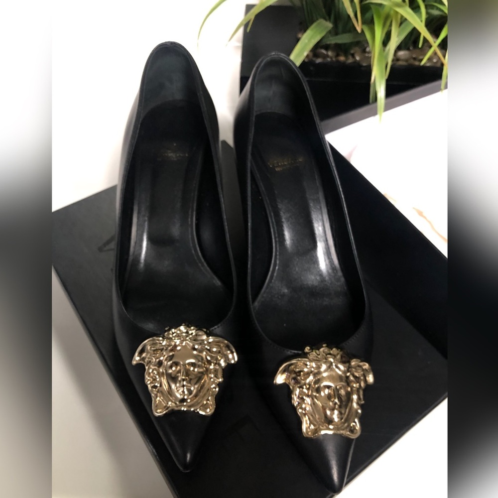 Authentic Versace Medusa head pumps